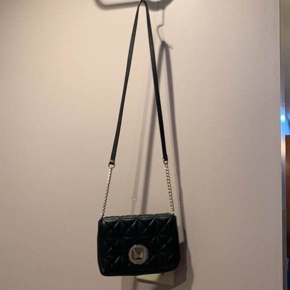 Black quilted Kate Spade crossbody. Good used condition. - Picture 2 of 7